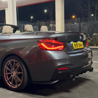BMW F22 / F23 GTS Style LED Tail Lights | RED Lens | Plug & Play | Dynamic Indicators
