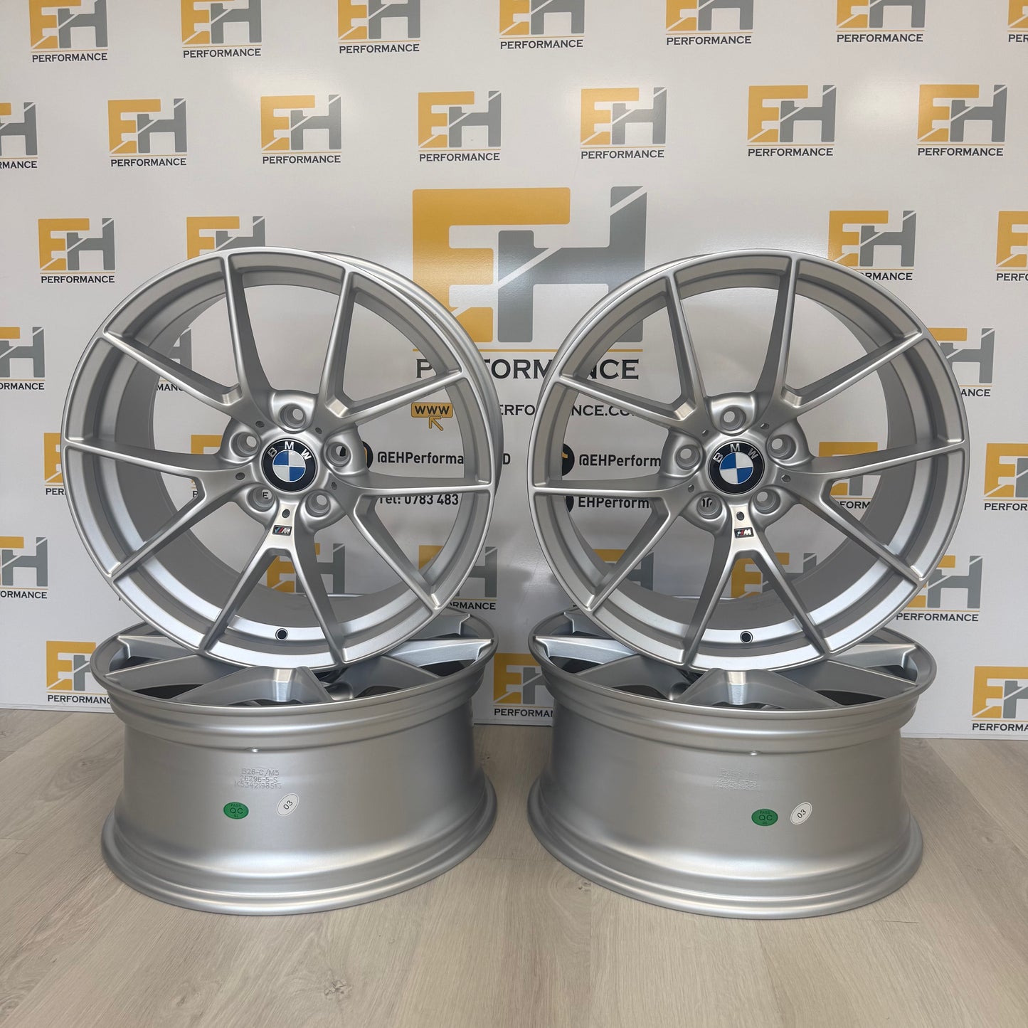 BMW 763M CS Style Alloy Wheels – Satin Silver – 18" & 19" – 5x120