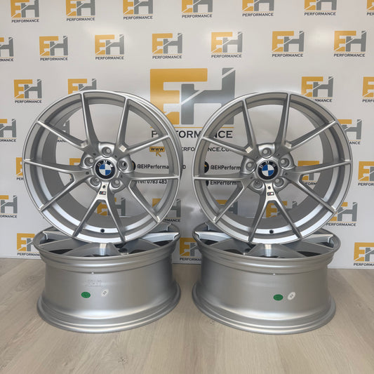 BMW 763M CS Style Alloy Wheels – Satin Silver – 18" & 19" – 5x120