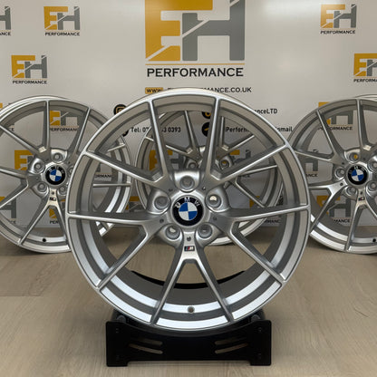 BMW 763M CS Style Alloy Wheels – Satin Silver – 18" & 19" – 5x120