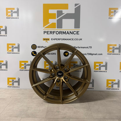 18” Wheelforce CF.3-FFR Alloy Wheels - For BMW VW– Satin Bronze – 18x8.0 5x120