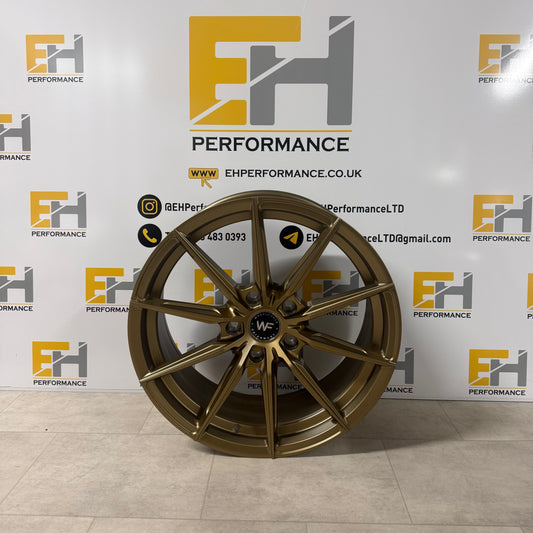18” Wheelforce CF.3-FFR Alloy Wheels - For BMW VW– Satin Bronze – 18x8.0 5x120