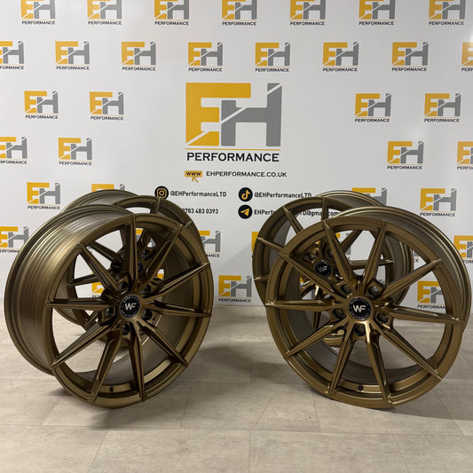 18” Wheelforce CF.3-FFR Alloy Wheels - For BMW VW– Satin Bronze – 18x8.0 5x120