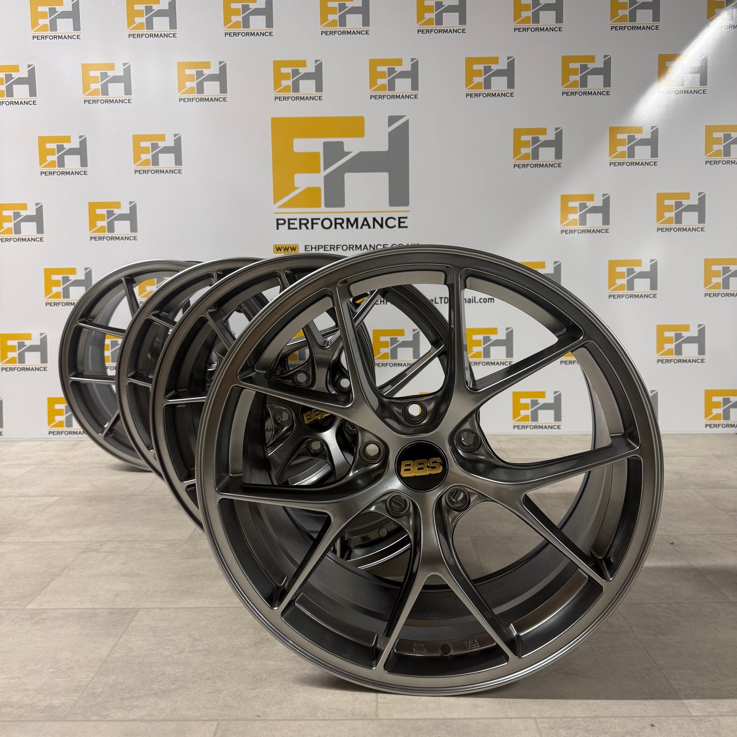 BBS CI-R Style Alloy Wheels – Hyper Black – 18” & 19” – 5x112 & 5x120 – Performance Alloy Set