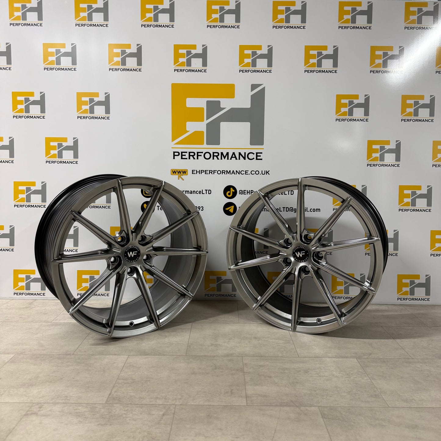 Wheelforce CF3 FFR Style Alloy Wheels – Silver – 18” & 19” Staggered – 5x112 & 5x120 – Performance Fitment Set