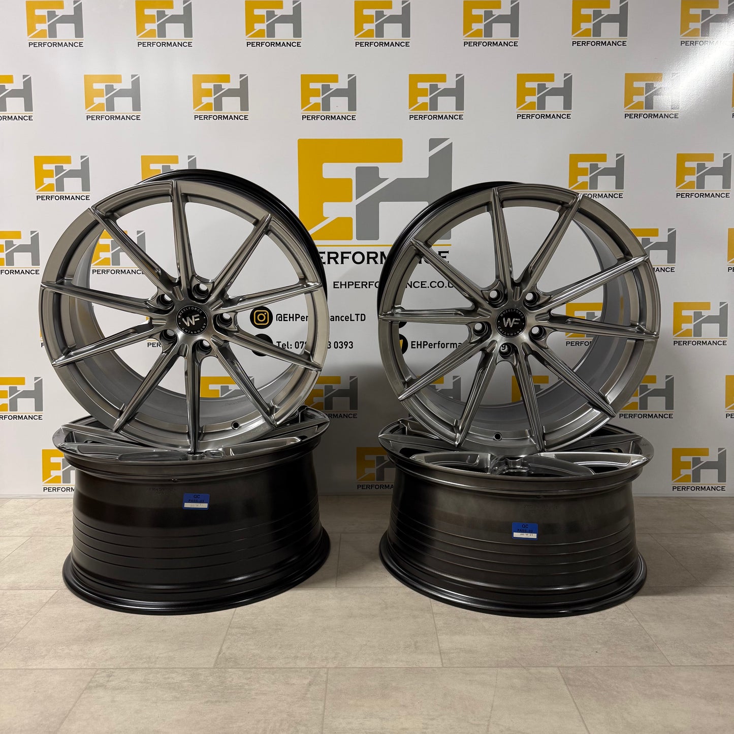 Wheelforce CF3 FFR Style Alloy Wheels – Silver – 18” & 19” Staggered – 5x112 & 5x120 – Performance Fitment Set