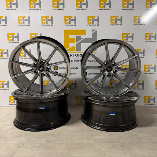 Wheelforce CF3 FFR Style Alloy Wheels – Silver – 18” & 19” Staggered – 5x112 & 5x120 – Performance Fitment Set