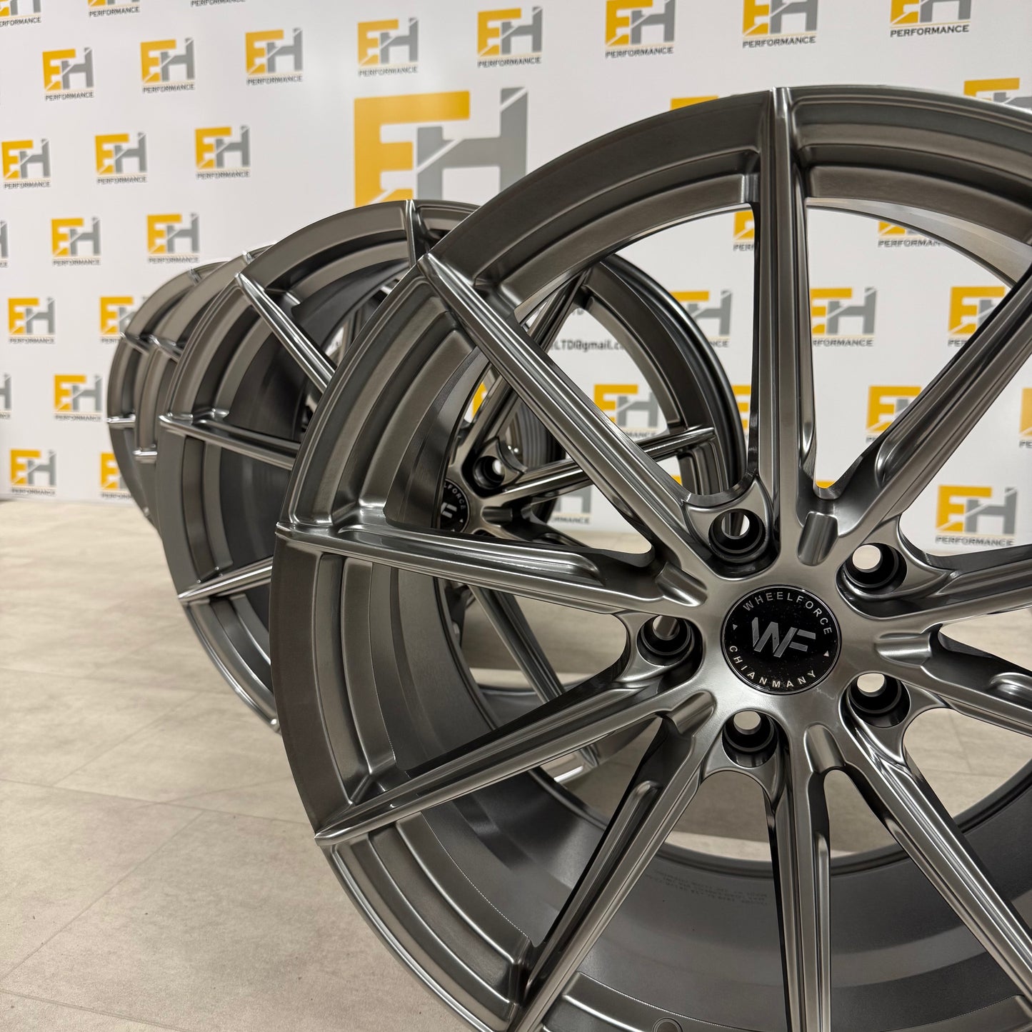 Wheelforce CF3 FFR Style Alloy Wheels – Silver – 18” & 19” Staggered – 5x112 & 5x120 – Performance Fitment Set