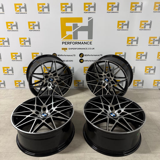 666M Competition Style Alloy Wheels – Diamond Cut – Fits BMW M3, M4 & 5x120 Models – 18”