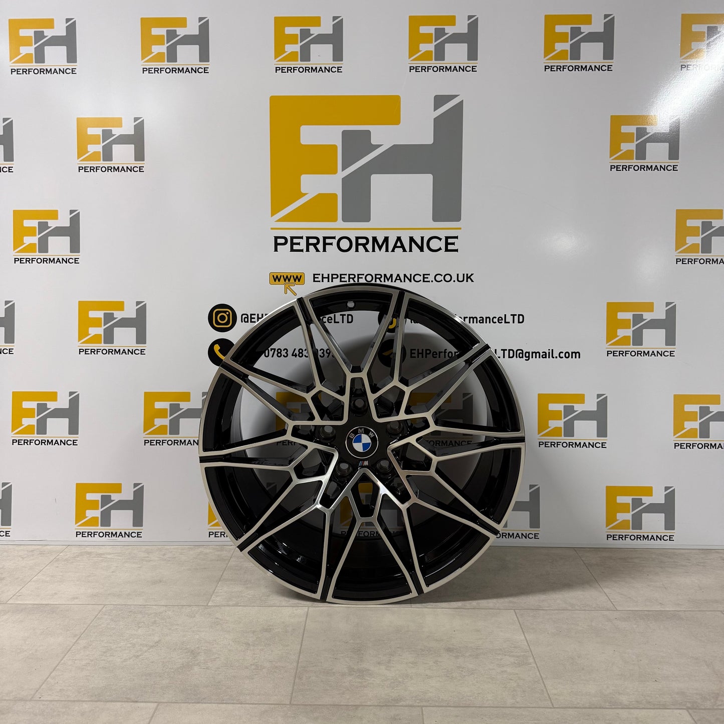 826M CS Style Alloy Wheels – Gloss Black Machine Finish – Fits BMW M2, M3, M4 & 5x112/5x120 Models – 19”