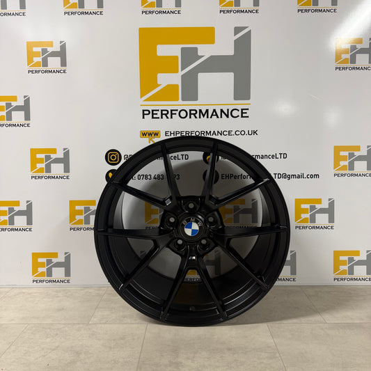 763M CS Style Alloy Wheels – Satin Black – Fits BMW 5x120 Models – 18” & 19”