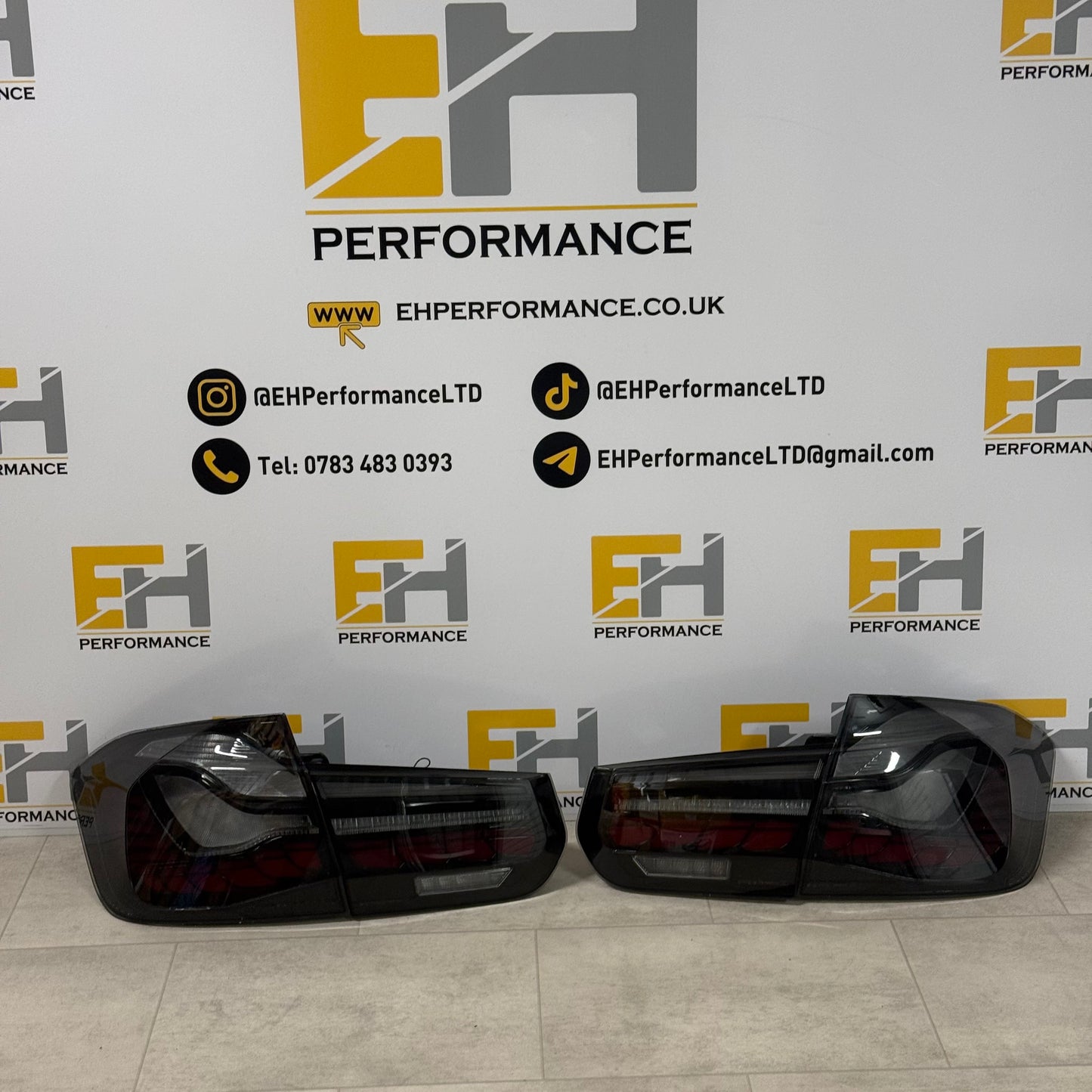 BMW F30 GTS Style LED Tail Lights | Clear Lens | Plug & Play | Dynamic Indicators