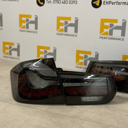 BMW F30 GTS Style LED Tail Lights | Clear Lens | Plug & Play | Dynamic Indicators